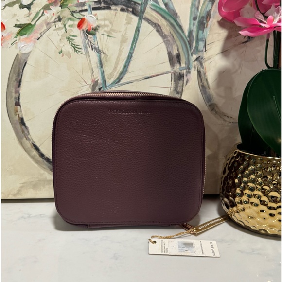 SOLD💜AIMEE KESTENBERG 3 pieces leather travel set ♥️ - Picture 3 of 12